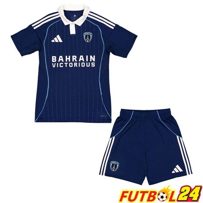 Camisetas De Futbol Paris FC Ninos Primera Azul 2025/2026