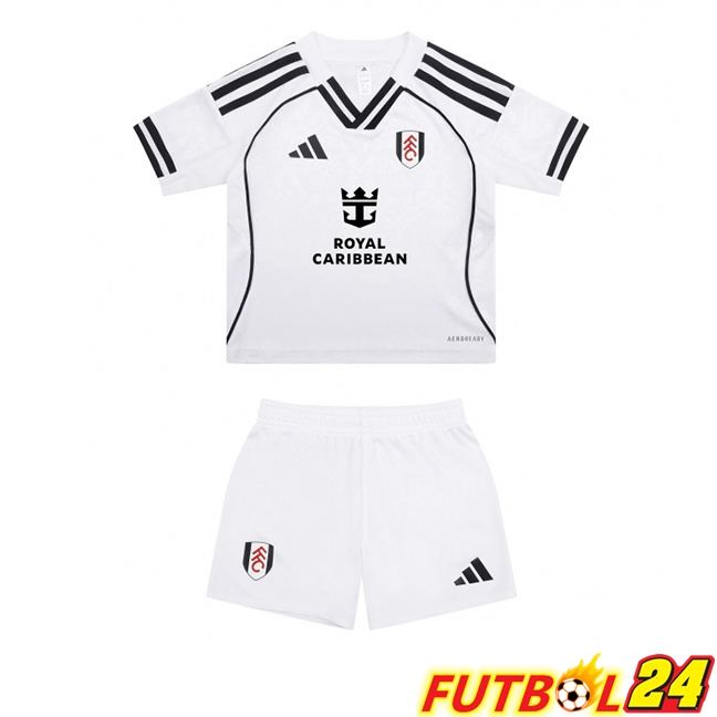 Camisetas De Futbol Fulham FC Ninos Primera Blanco 2025/2026
