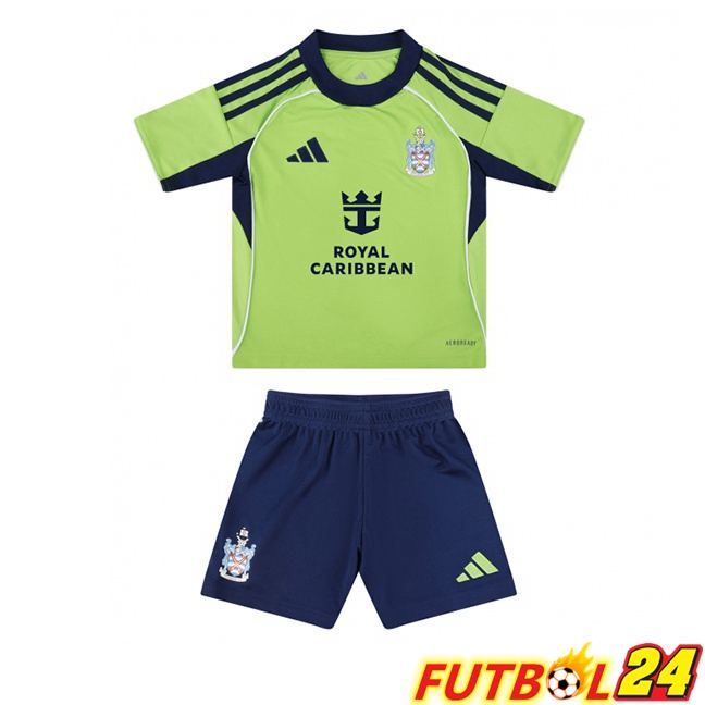 Camisetas De Futbol Fulham FC Ninos Segunda Verde 2025/2026