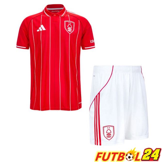 Camisetas De Futbol Nottingham Forest Ninos Primera Rojo 2025/2026
