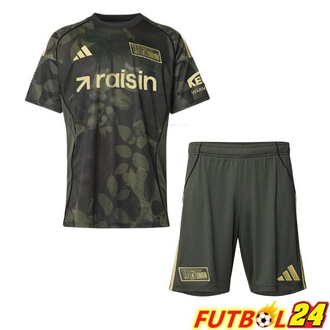 Camisetas De Futbol FC Union Berlin Ninos Segunda Gris Verde 2025/2026