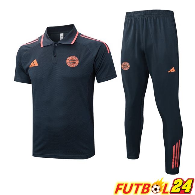 Camiseta Polo Bayern Munich + Pantalones Gris 2025/2026