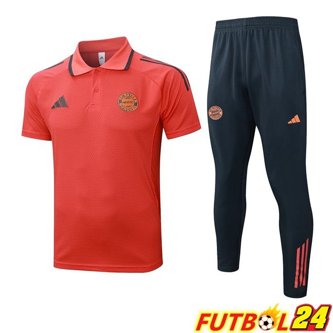 Camiseta Polo Bayern Munich + Pantalones Naranja 2025/2026