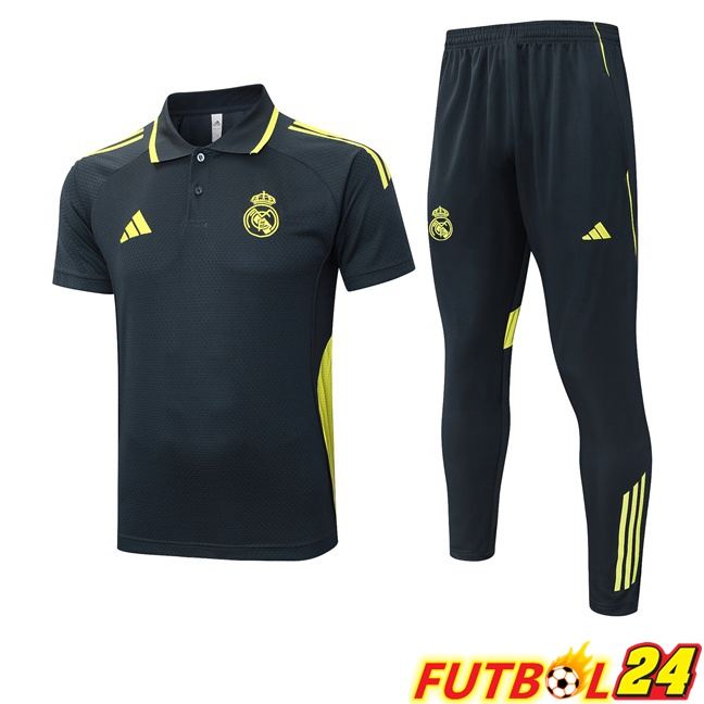 Camiseta Polo Real Madrid + Pantalones Gris 2025/2026