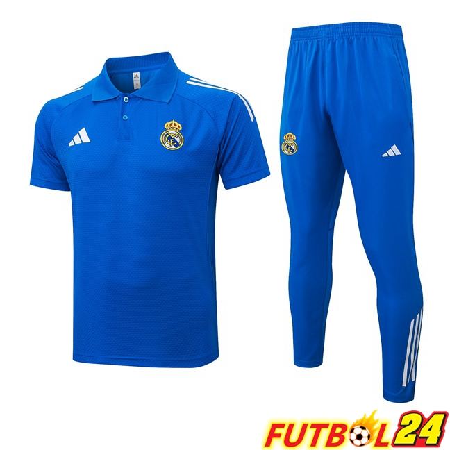 Camiseta Polo Real Madrid + Pantalones Azul 2025/2026