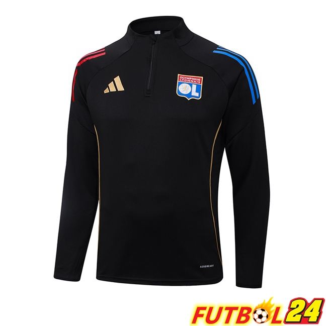 Sudadera De Entrenamiento lyon OL Negro 2025/2026