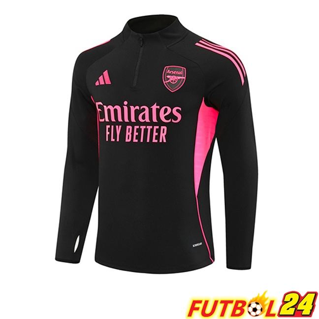 Sudadera De Entrenamiento Arsenal Negro 2025/2026