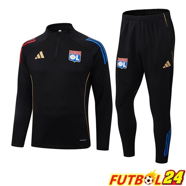 Chandal Equipos De Futbol lyon OL Negro 2025/2026