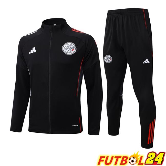 Chandal Equipos De Futbol - Chaqueta AFC Ajax Negro 2025/2026