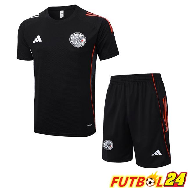 Camiseta Entrenamiento AFC Ajax + Cortos Negro 2025/2026