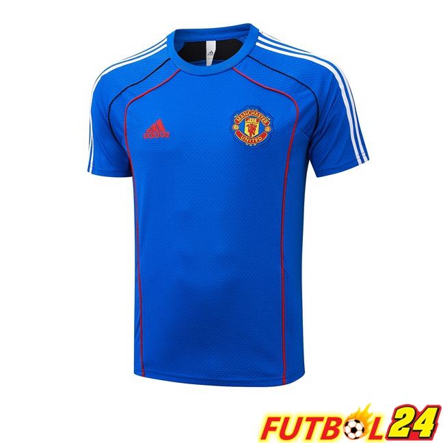 Camiseta Entrenamiento Manchester United Azul 2025/2026