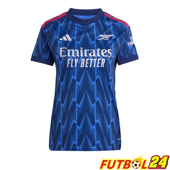 Camisetas De Futbol Arsenal Mujer Segunda Azul Real 2025/2026