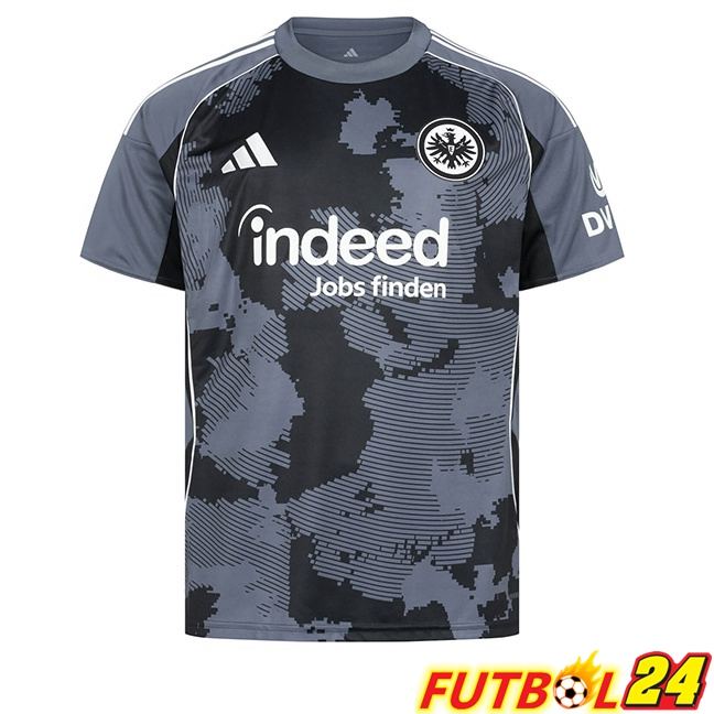 Camisetas De Futbol Eintracht Frankfurt Tercera Gris Negro 2025/2026