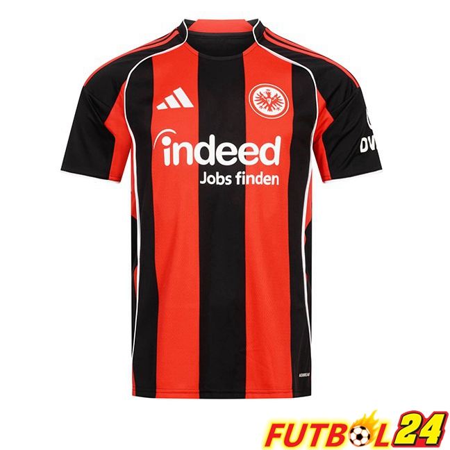 Camisetas De Futbol Eintracht Frankfurt Primera Blanco Rojo 2025/2026