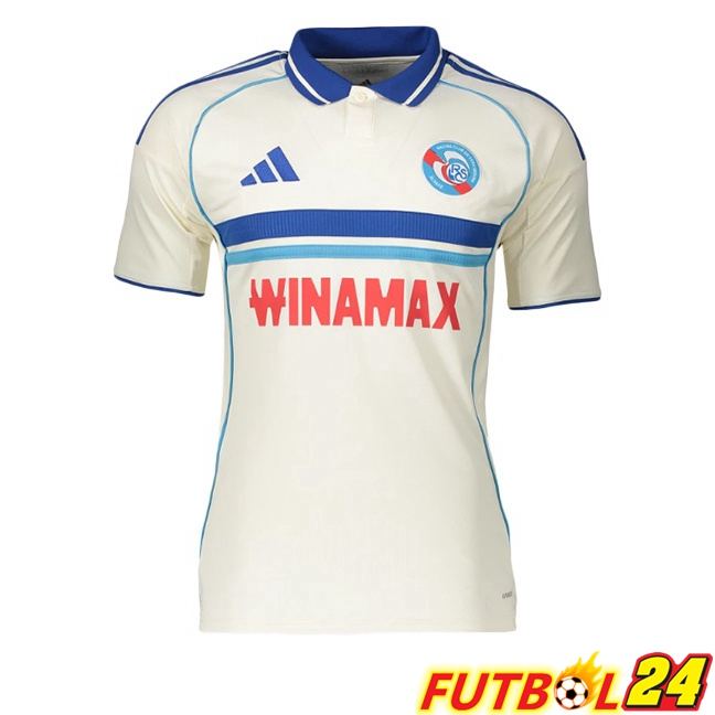 Camisetas De Futbol RC Strasbourg Alsace Segunda Blanco 2025/2026