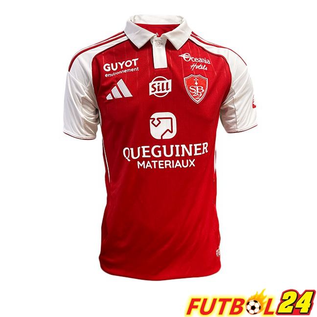 Camisetas De Futbol Stade Brestois Primera Rojo 2025/2026