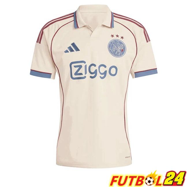 Camisetas De Futbol AFC Ajax Tercera Amarillo 2025/2026