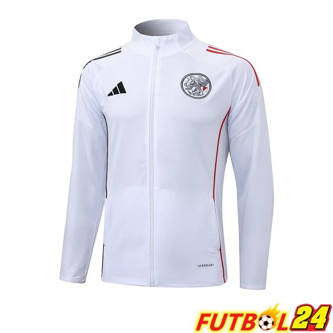Chaquetas Futbol AFC Ajax Blanco 2025/2026