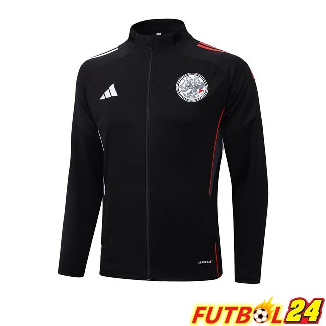 Chaquetas Futbol AFC Ajax Negro 2025/2026