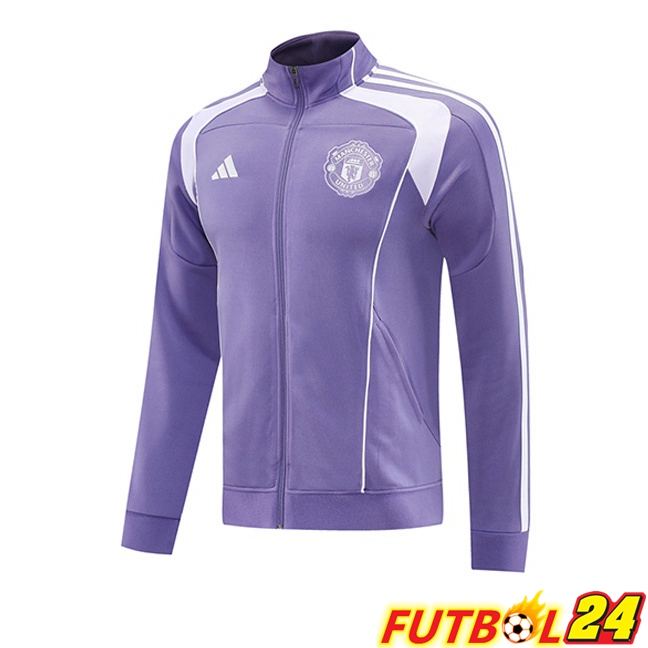 Chaquetas Futbol Manchester United Púrpura 2025/2026
