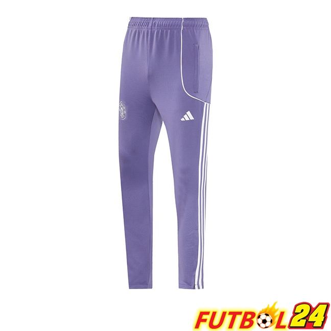 Pantalon Entrenamiento Manchester United Púrpura 2025/2026