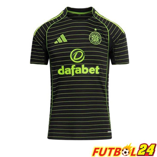 Camisetas De Futbol Celtic FC Segunda Negro Verde 2025/2026