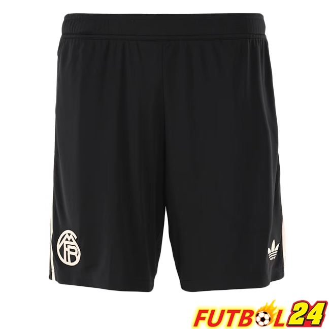 Cortos de Futbol Bayern Munich Tercera Negro 2025/2026