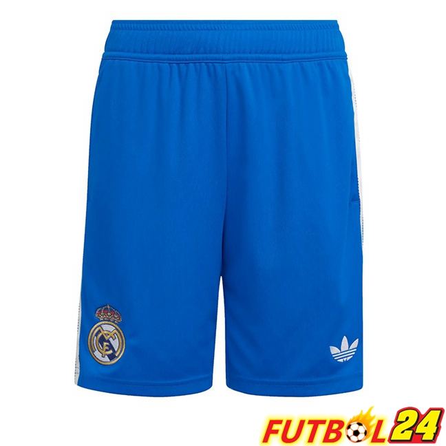 Cortos de Futbol Real Madrid Tercera Azul 2025/2026