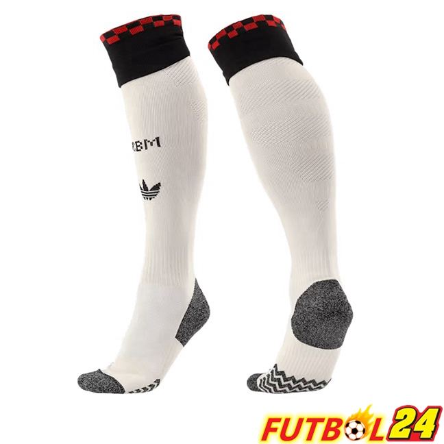 Calcetines De Futbol Bayern Munich Tercera Blanco 2025/2026