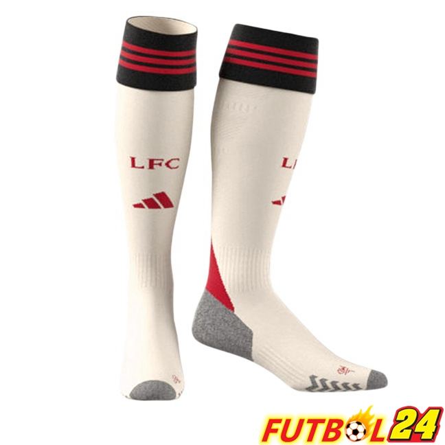 Calcetines De Futbol FC Liverpool Segunda Amarillo 2025/2026