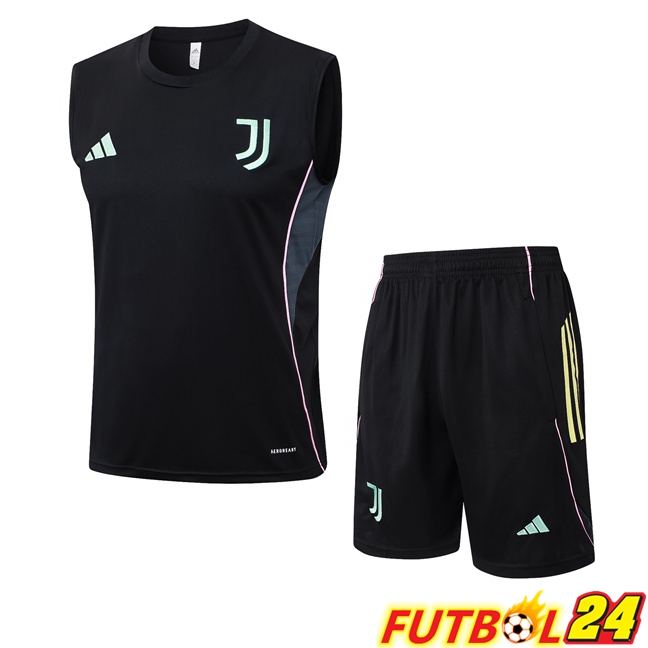 Chalecos De Futbol Juventus + Cortos Negro 2025/2026