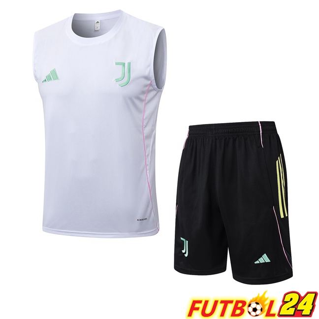 Chalecos De Futbol Juventus + Cortos Blanco 2025/2026