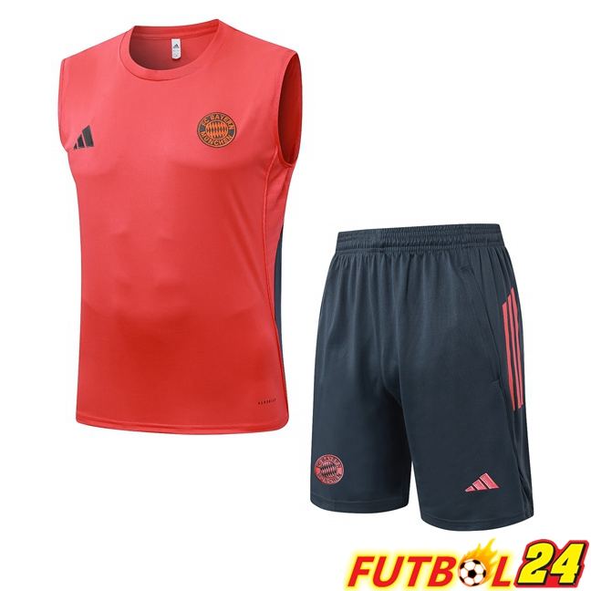 Chalecos De Futbol Bayern Munich + Cortos Naranja 2025/2026