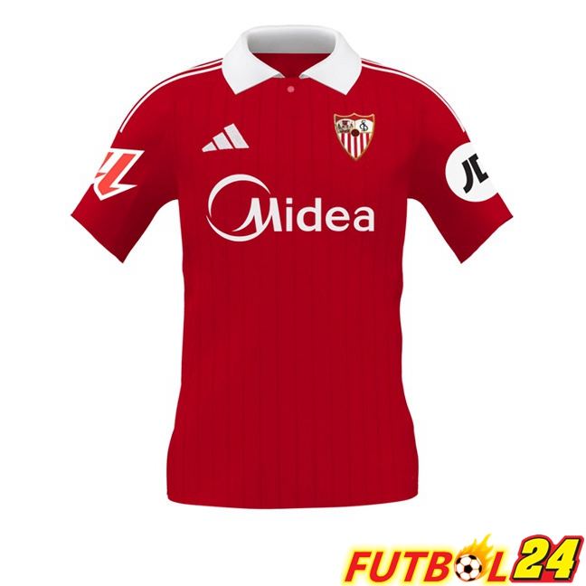 Camisetas De Futbol Sevilla FC Segunda Rojo 2025/2026