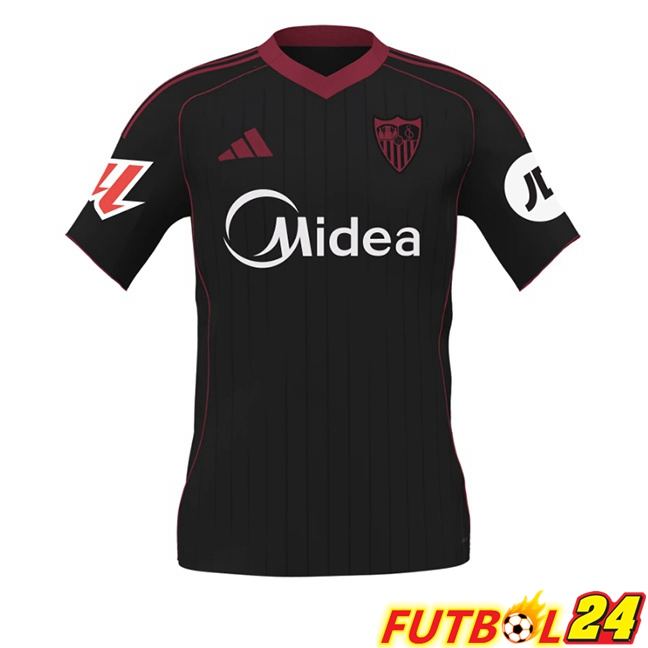 Camisetas De Futbol Sevilla FC Tercera Negro 2025/2026