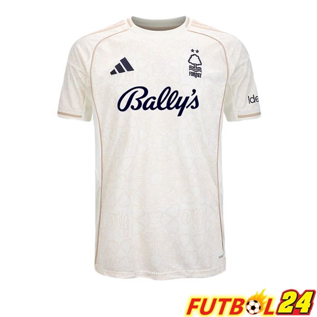 Camisetas De Futbol Nottingham Forest Segunda Blanco 2025/2026