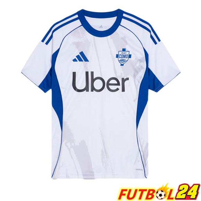 Camisetas De Futbol Como 1907 Segunda Blanco 2025/2026