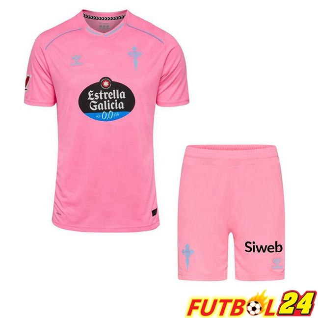 Camisetas De Futbol Celta Vigo Ninos Tercera Rosado 2025/2026