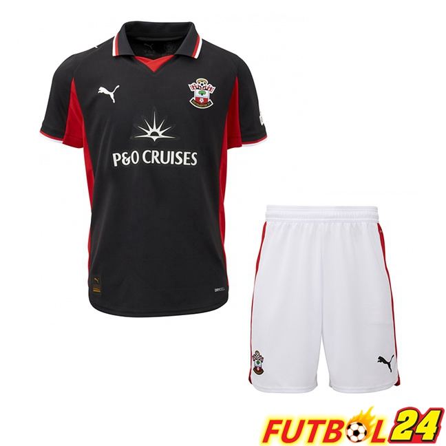 Camisetas De Futbol Southampton FC Ninos Tercera Negro 2025/2026