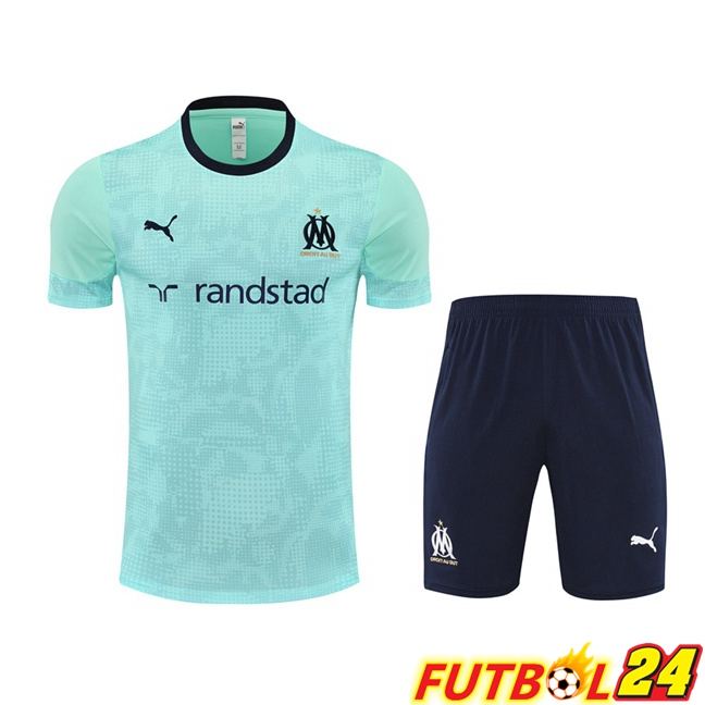 Camiseta Entrenamiento Marsella OM + Cortos Verde 2025/2026