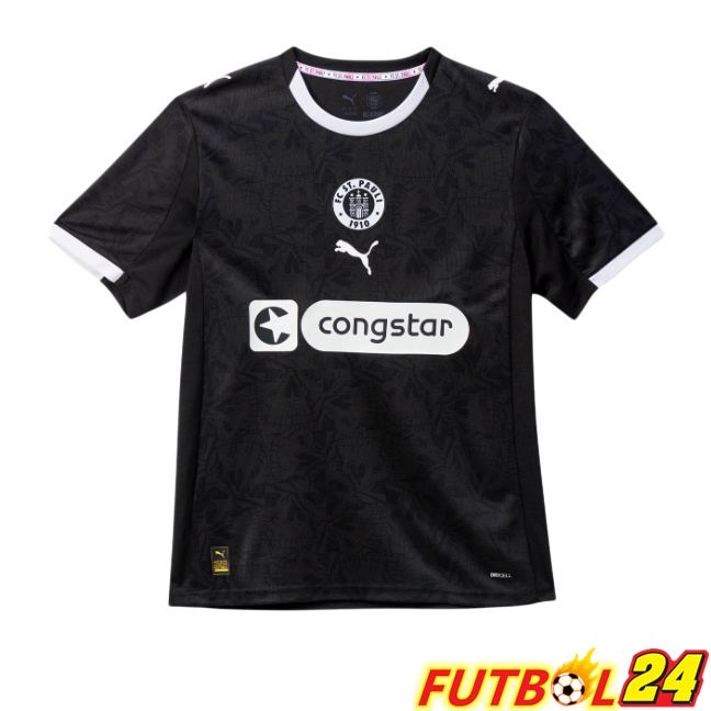 Camisetas De Futbol FC St. Pauli Tercera Gris Negro 2025/2026