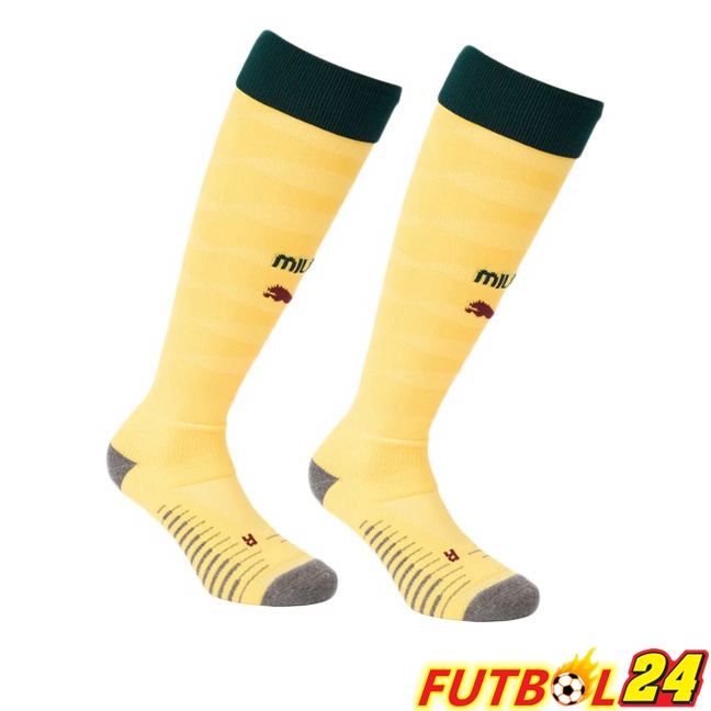 Calcetines De Futbol AC Milan Tercera Amarillo 2025/2026