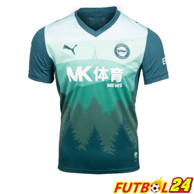 Camisetas De Futbol Deportivo Alaves Tercera Verde 2025/2026