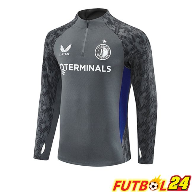 Sudadera De Entrenamiento Feyenoord Gris 2025/2026
