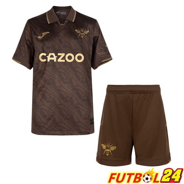 Camisetas De Futbol Brentford FC Ninos Segunda Marrón 2025/2026