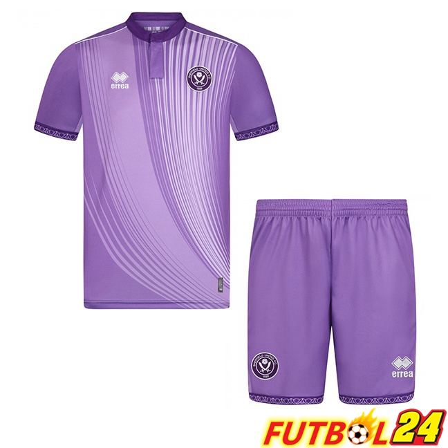 Camisetas De Futbol Sheffield United Ninos Tercera Púrpura 2025/2026