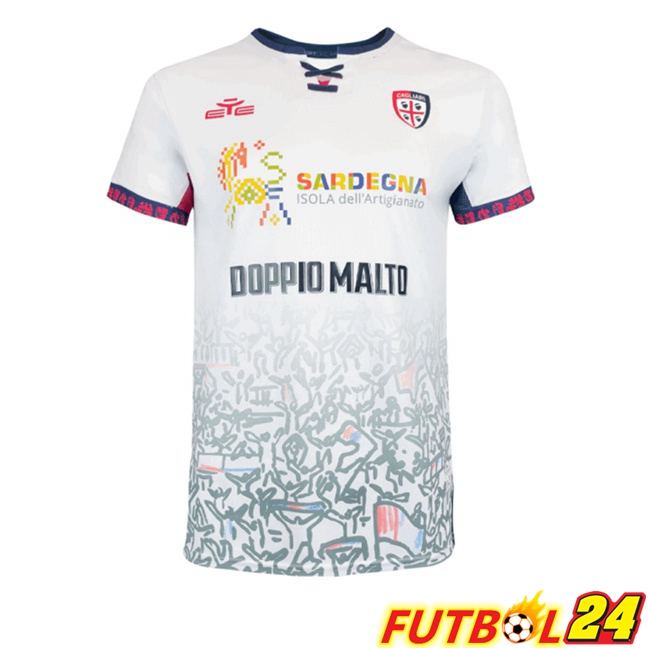 Camisetas De Futbol Cagliari Calcio Segunda Blanco 2025/2026