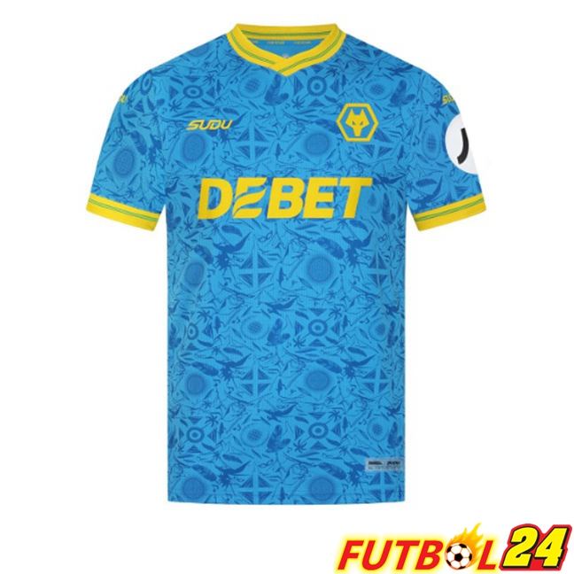 Camisetas De Futbol Wolves Tercera Azul 2025/2026