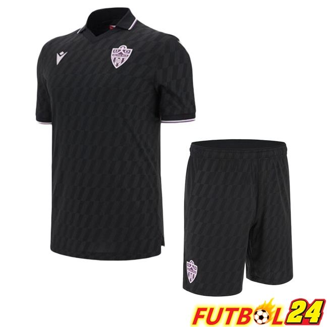 Camisetas De Futbol UD Almeria Ninos Tercera Negro 2025/2026