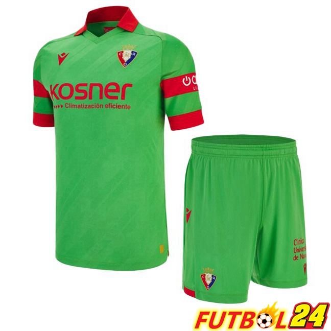 Camisetas De Futbol CA Osasuna Ninos Segunda Verde 2025/2026